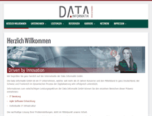 Tablet Screenshot of data-informatik.de